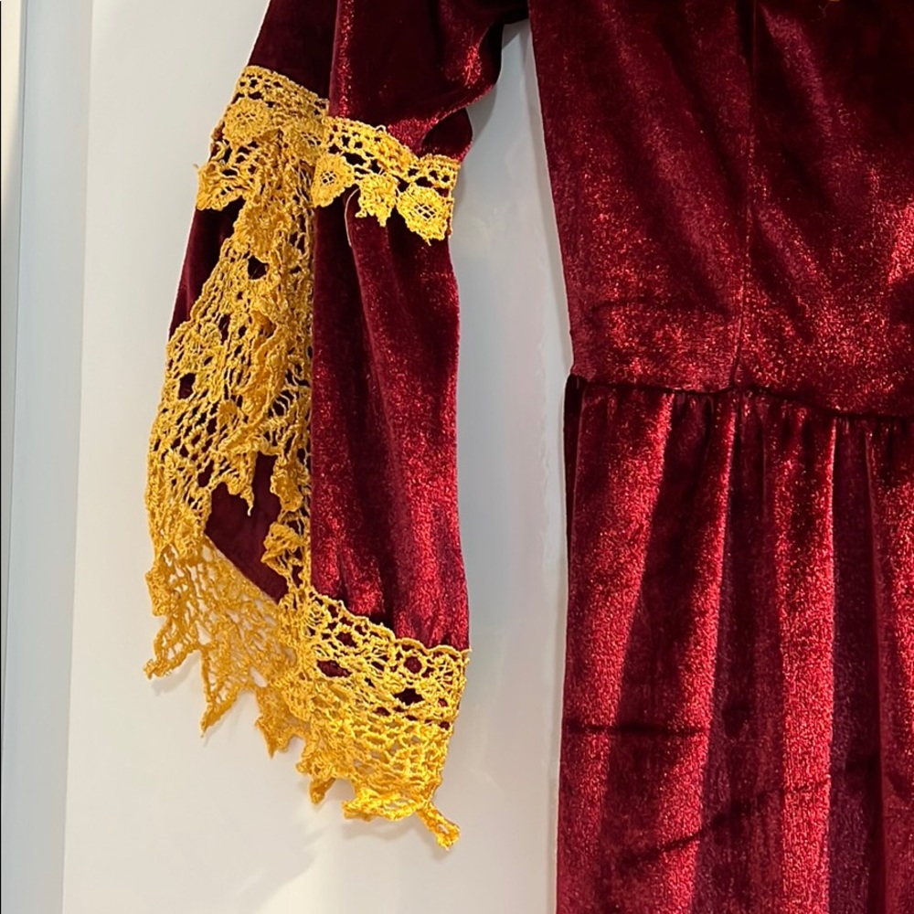 Victorian Red Velvet Halloween Costume Gem